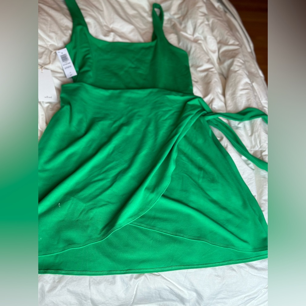 Aritzia mini wrap dress